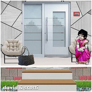 Anthropologie: David & Scotti black leather macrame handbag